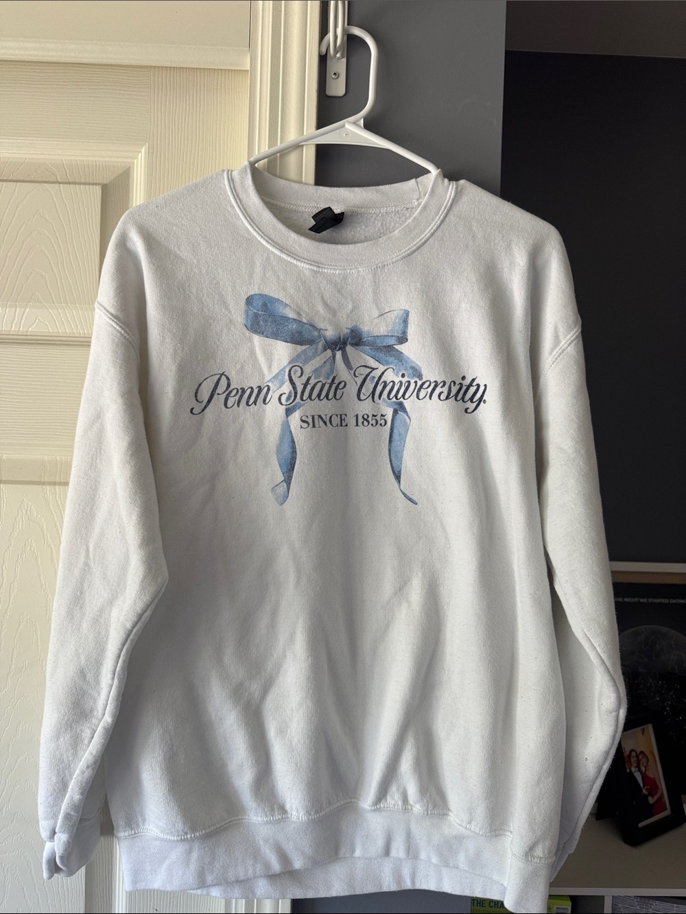 White Penn State Crewneck
